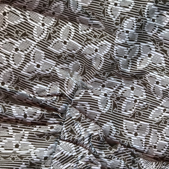 A.P.C Rue Madame Paris gray floral ruffle blouse - Picture 4 of 4